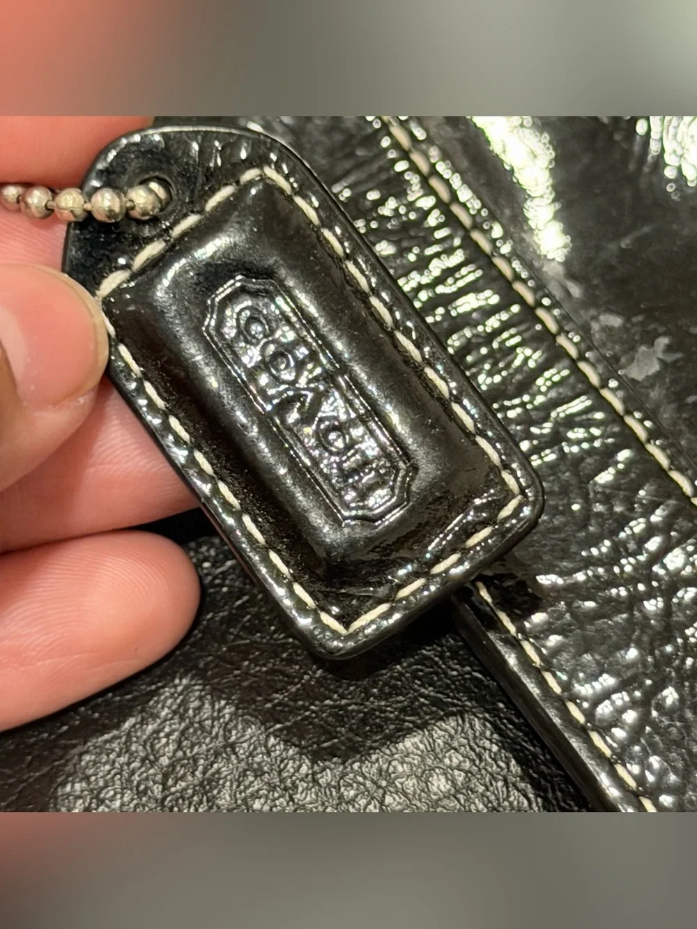 Coach Y2K Patent Leather Wristlet / Clutch Wallet